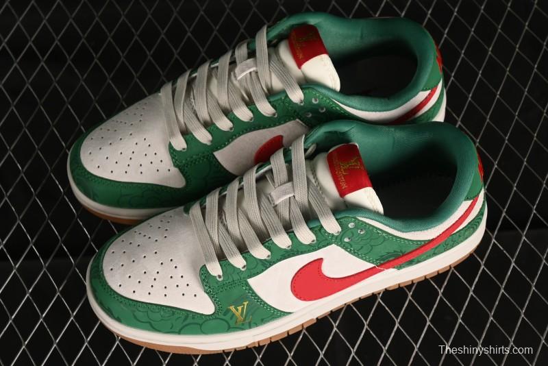 Nike SB Dunk Low Chinese New Year Limited Edition - Little Azure Dragon Anniversary High-End Custom Low-Top Casual Sneakers - XP3802-331