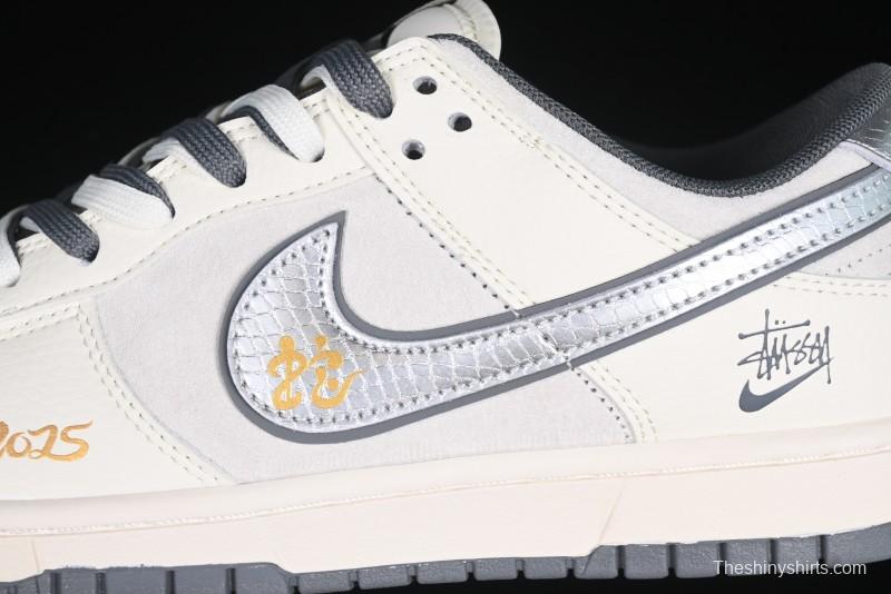 Nike SB Dunk Low Stussy Snake Year Collaboration Anniversary Edition Low-Top Casual Sneakers - DM6868-008