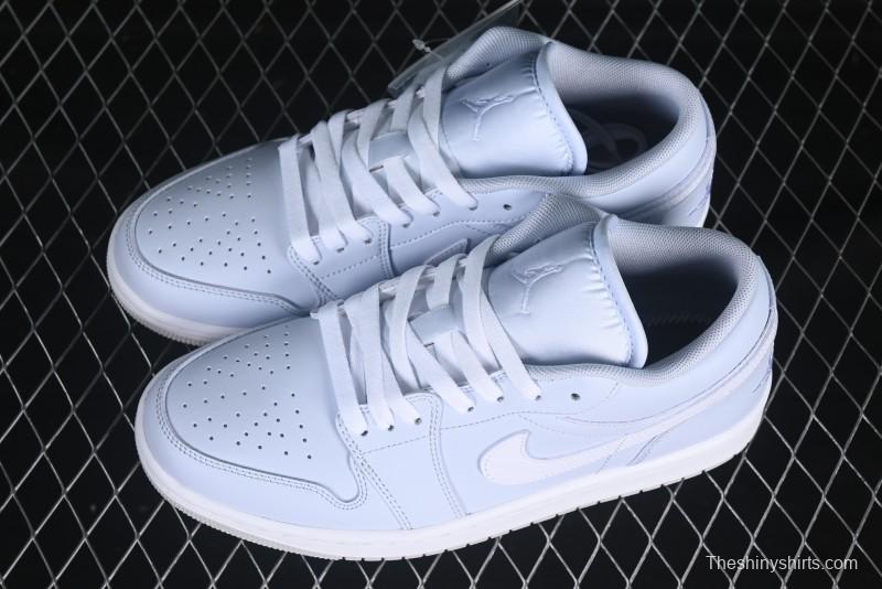 Nike Air Jordan 1 Low Casual Sneakers in Light Blue - FV8486-400