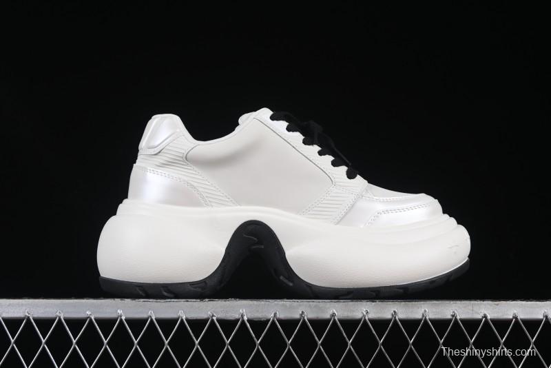 SMFK FUTURE RIPPLE Low-Top Fashion Sports Casual Shoes in White - AJD4