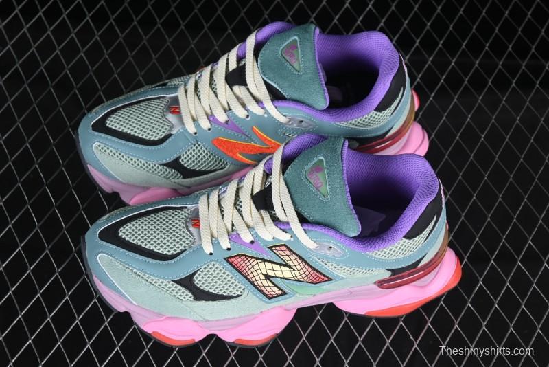 New Balance 9060 Retro Casual Running Sneakers with ABZORB Cushioning Technology - U9060WRB
