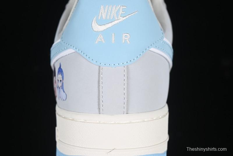 Nike Air Force 1'07 Low Nezha Collaboration Magic Ball Spirit Pearl Casual Sneakers - DF0188-047