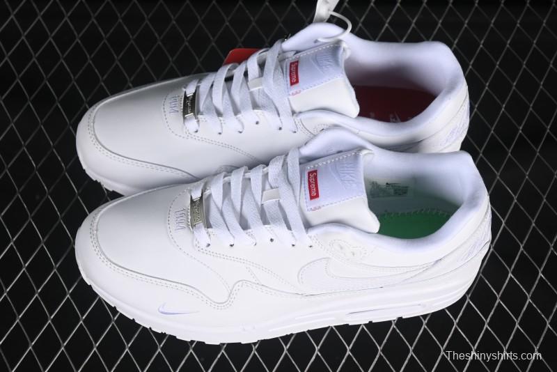 Nike Air Max 1 Retro Running Shoes with Half-Sole Air Cushion - HF8813-100