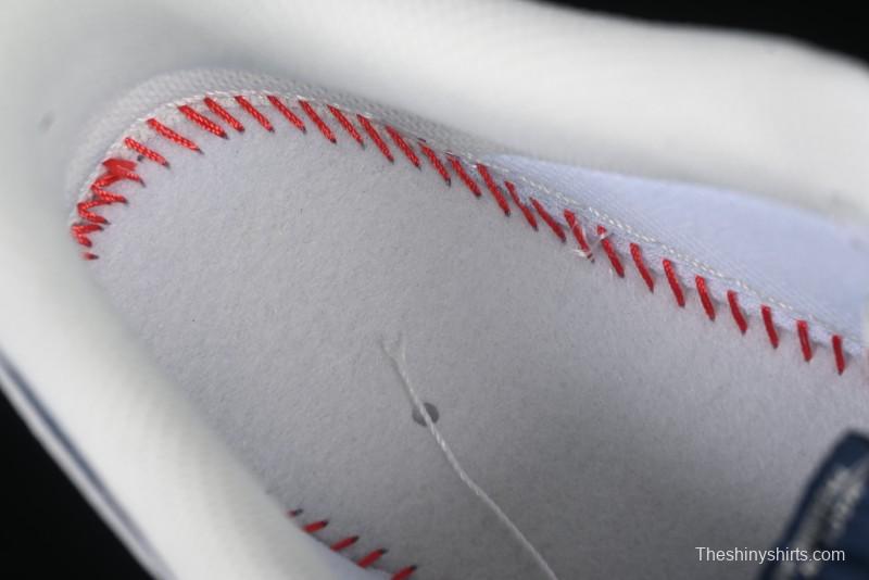 Nike Air Force 1'07 Low LV Collaboration Dark Blue Checkerboard Casual Sneakers - XS1958-551