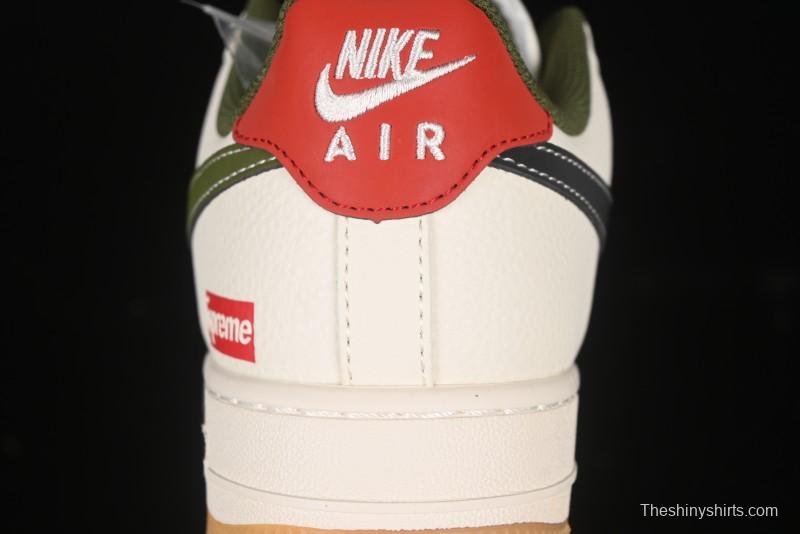 Nike Air Force 1 '07 Low Supreme Collaboration Gradient Gum Sole Casual Sneakers - XS1958-567