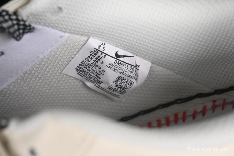 Nike Air Force 1 '07 Low LV Collaboration Blue Swoosh Drawstring Casual Sneakers - DM6868-061