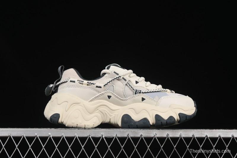 Fila Heritage Fluid Cat Paw 5.0 Retro Dad Shoes with Lace-Up Design - F12W432101FSH