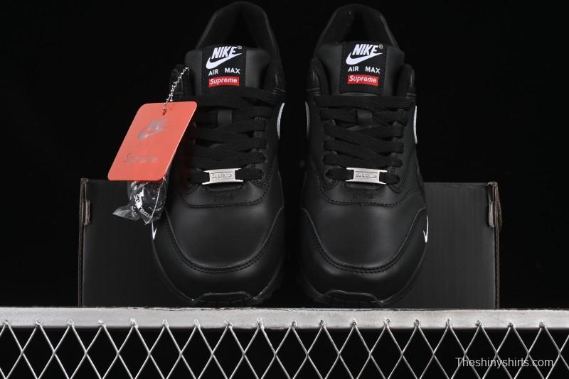 Nike Air Max 1 Retro Running Shoes with Half-Sole Air Cushion - HF8813-001