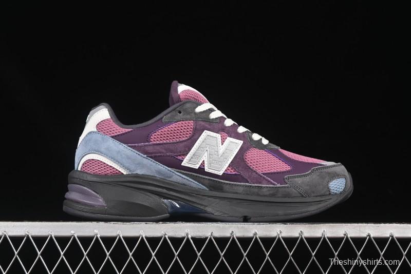 New Balance 2010 Series Retro Casual Running Shoes with Soft Suede and Nylon Mesh - M2010ANB