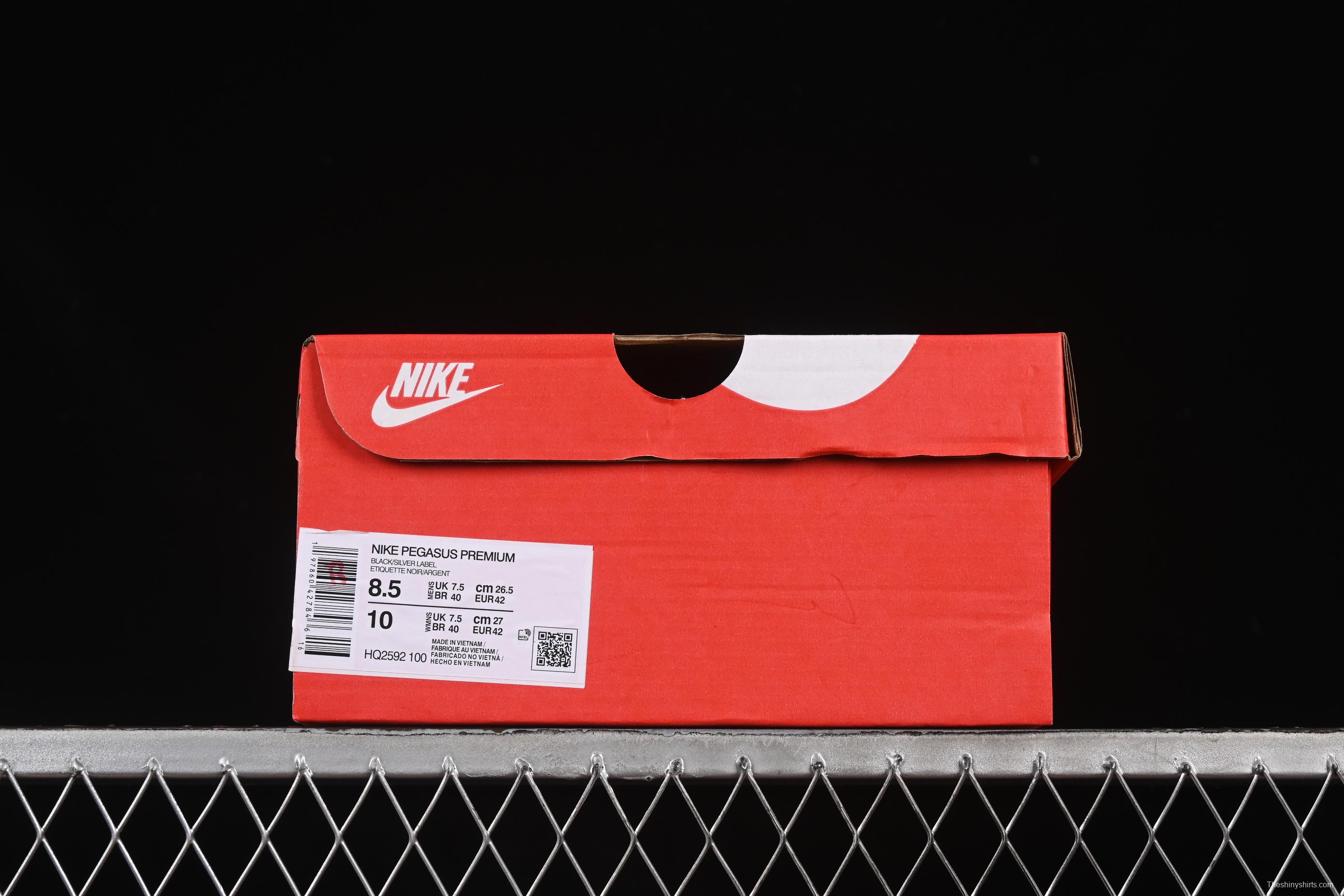 Nike Air Zoom Pegasus Premium Running Shoes with Mesh Upper and Air Cushion Technology - HQ2592-100