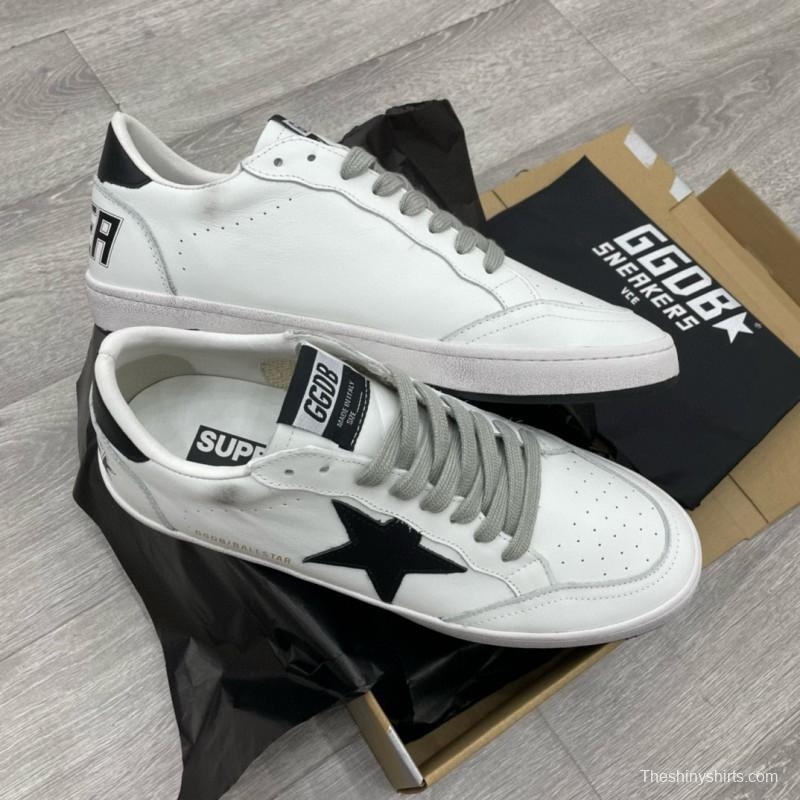 2024 Unisex GGDB White Black Leather Sneakers MJ00260