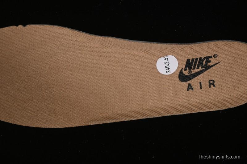 Louis Vuitton x Nike Air Force 1 '07 Low Casual Sneakers with Monogram Print in Wheat - CJ9179-200