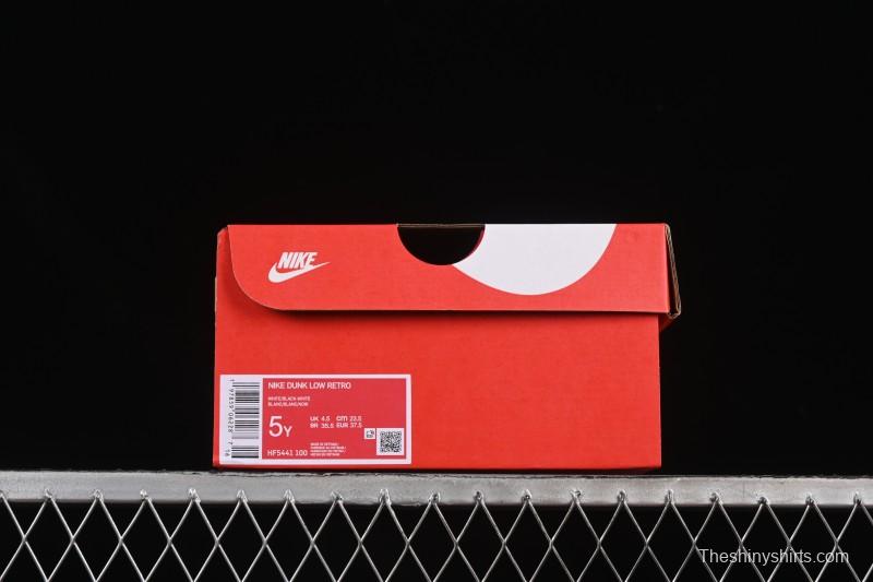 Nike SB Dunk Low Classic Black White Low-Top Casual Skate Shoes - HF5441-100