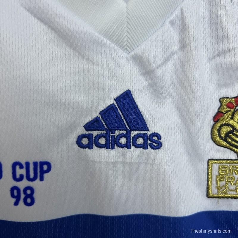 1998 Kids France Away Size 16-28 Jersey