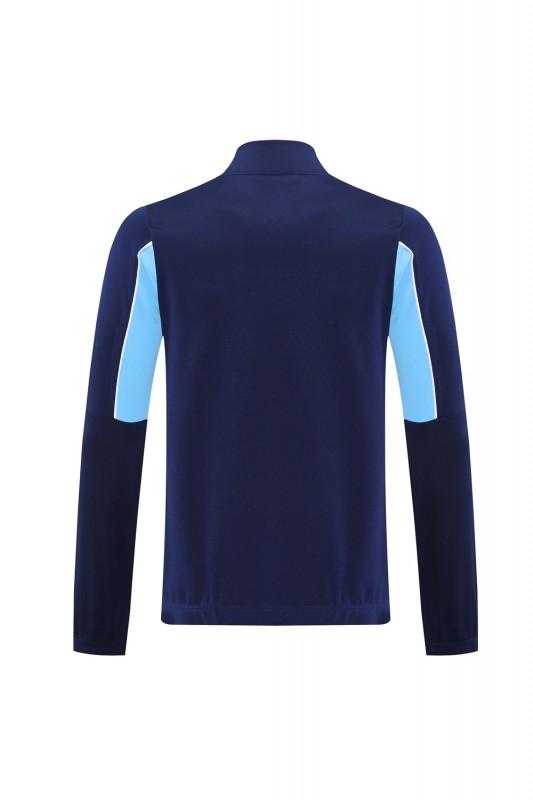 25/26 Manchester City Blue/Navy Full Zipper Jacket +Long Pants