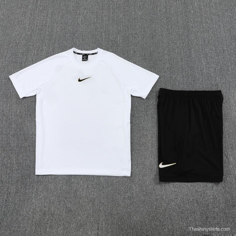 25/26 Nike White Short Sleeve Jersey+Shorts