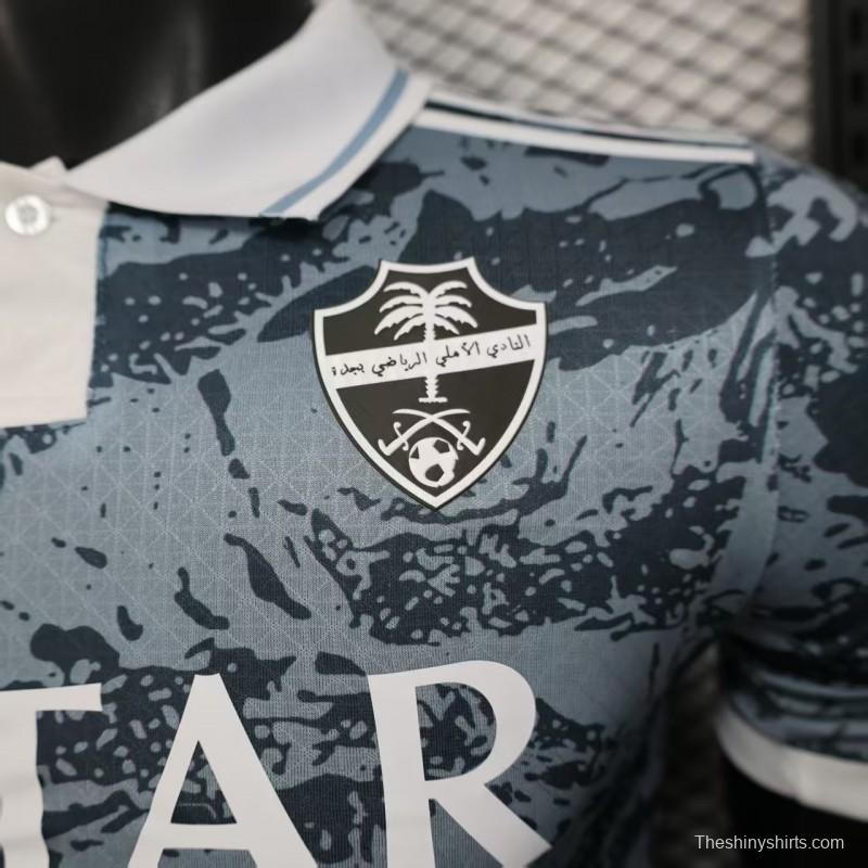 Player Version 25/26 Al-Ahli Gray with Camouflage Pattern Jersey