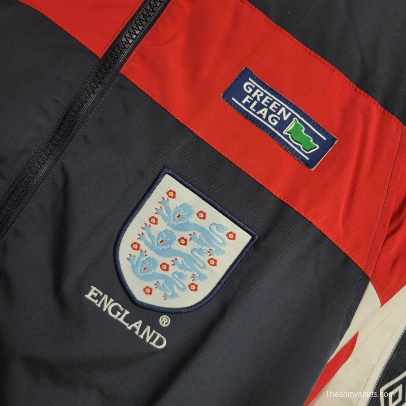 2025 England Jacket Navy/Red/White Windbreaker