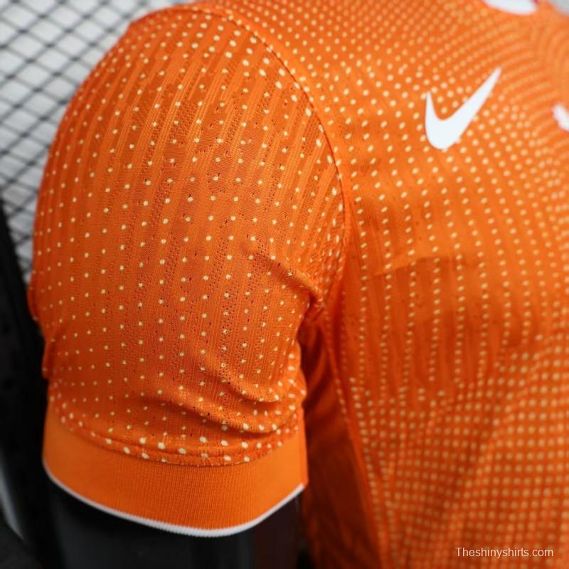 Player Version 2025 Netherlands Home Jersey