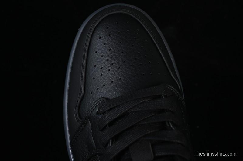 Nike Air Jordan 1 Low AJ1 Black White Canvas Patch Low Top Casual Basketball Shoes - HV5968-001