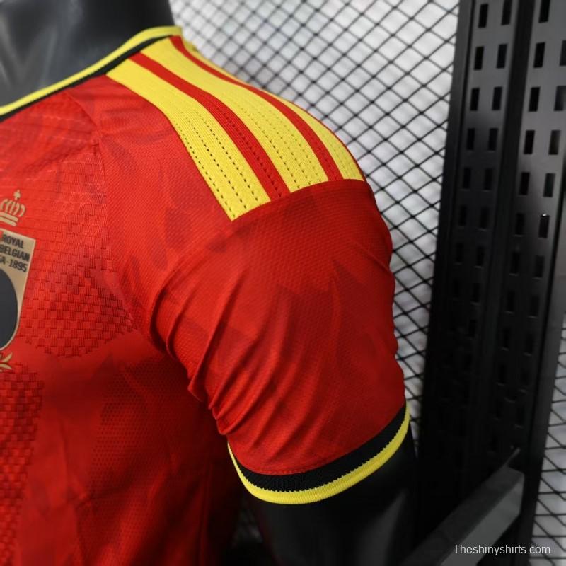 Player Version 2025 Belgium Home Jersey