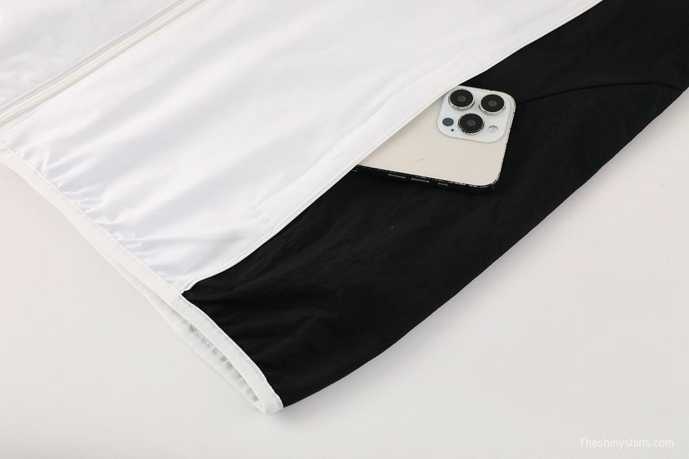 25/26 Liverpool White S-2XL Half Zipper Jacket+Long Pants