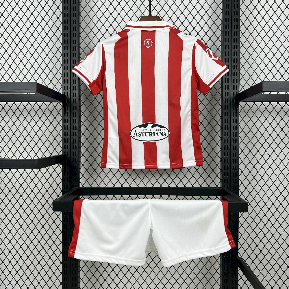 2025/26 Kids Sporting De Gijon Home Kit