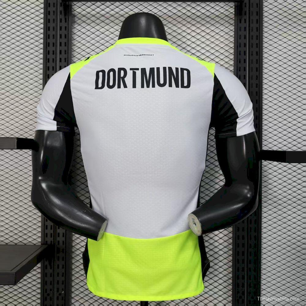 2025/26 Player Version Mens Borussia Dortmund Away Jersey