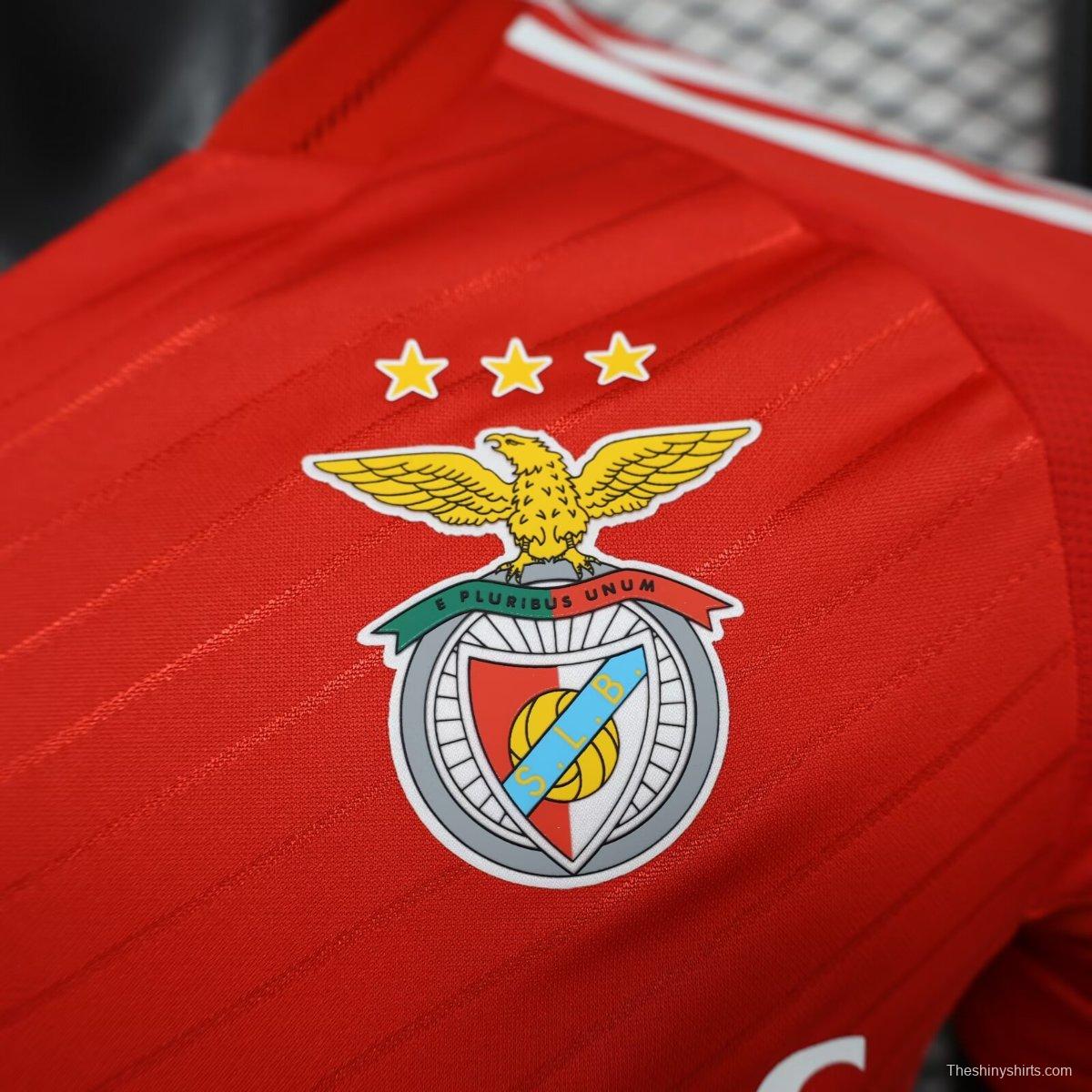 Player Version 24/25 Benfica Home Jersey