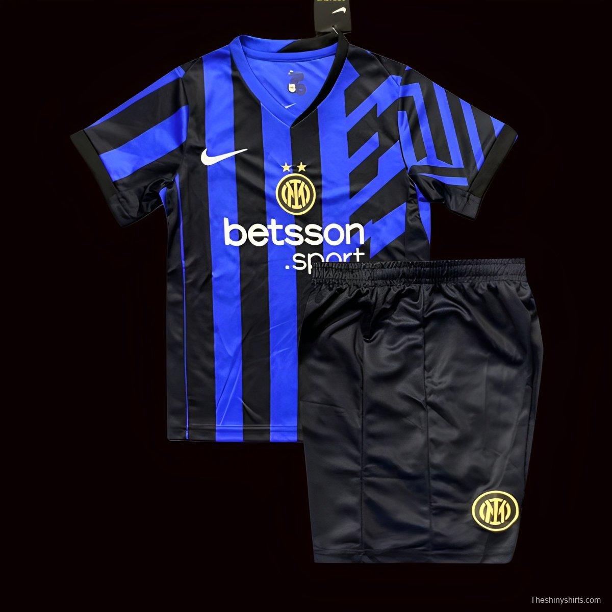 24/25 Kids Inter Milan Home Jersey