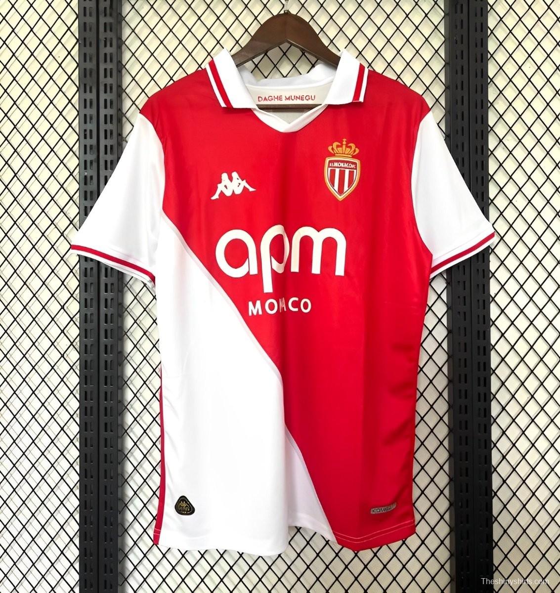 24/25 AS Monaco Home Jersey
