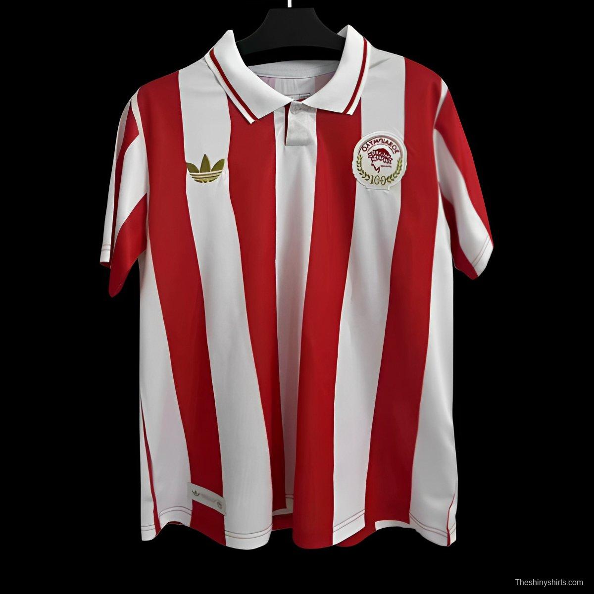 24/25 Olympiacos 100Th  Anniversary Home Jersey