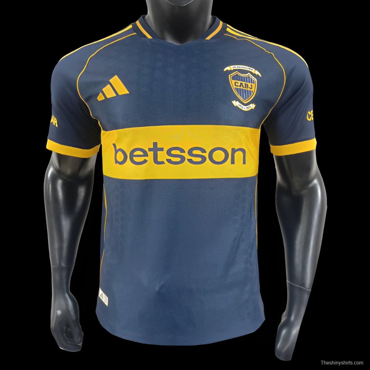 Player Version 25/26 Boca Juniors Home Jersey