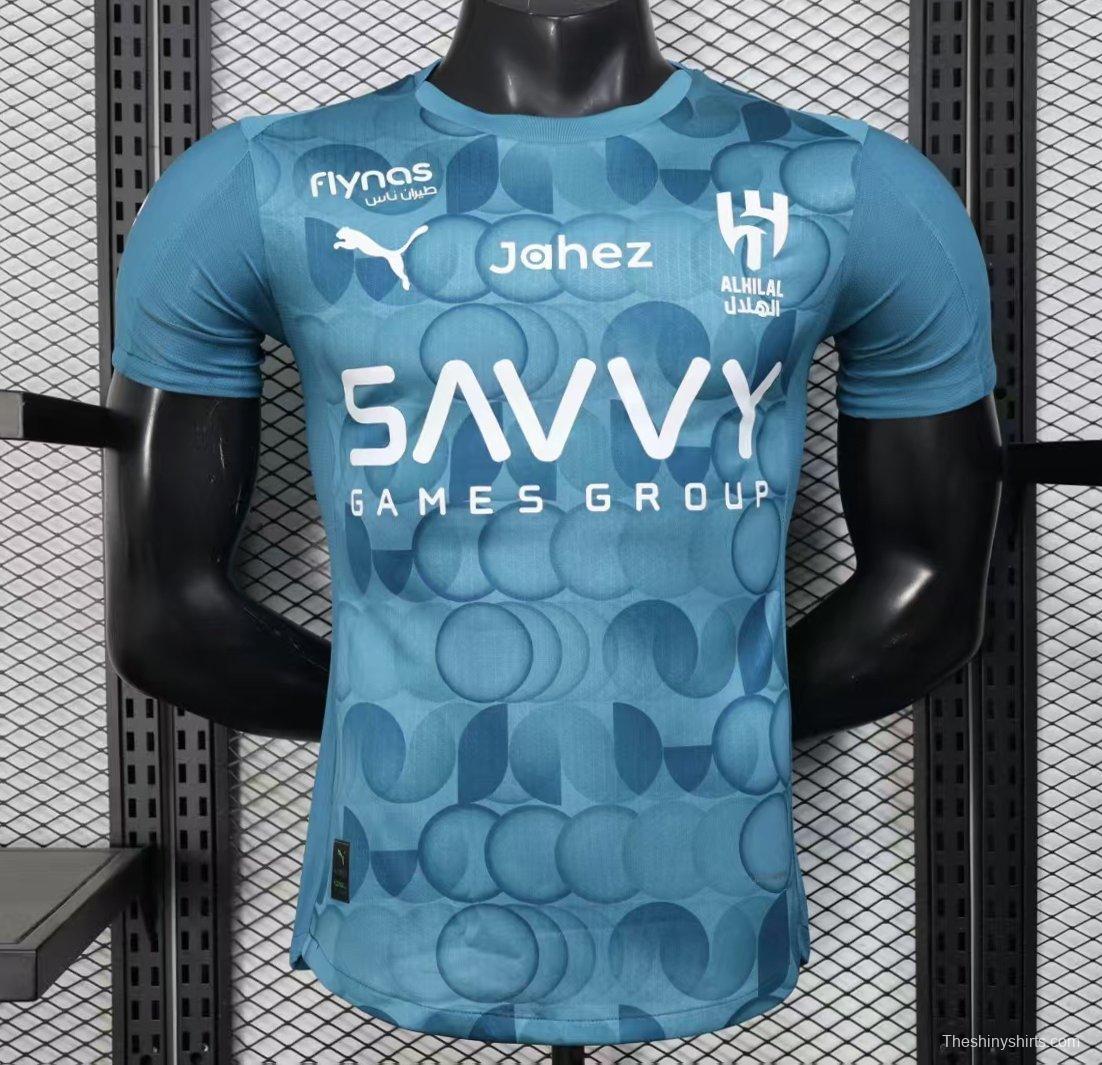 Player Version 25/26 Al Hilal Third Blue Jeresy