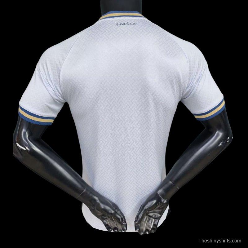 Player Version 2025 Italy Away WHITE Jersey